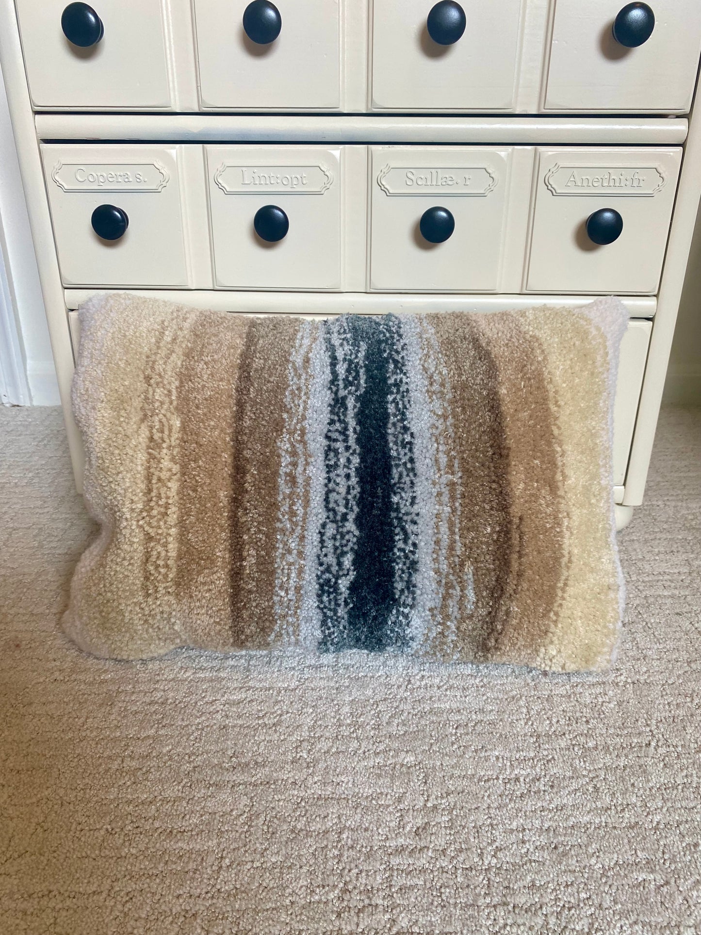"FarmHouse" 12"x20" Gray Ombre Pillow
