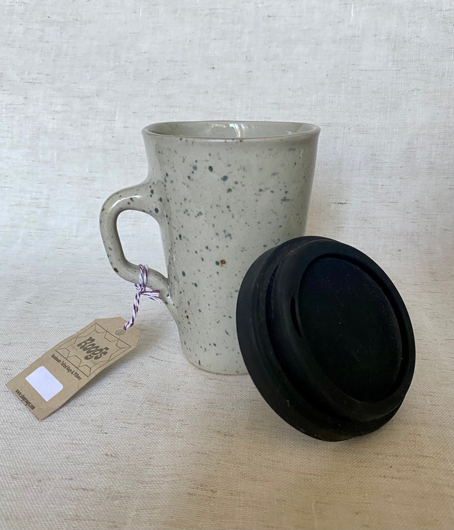 Speckled Tonala Stoneware To-Go Mugs