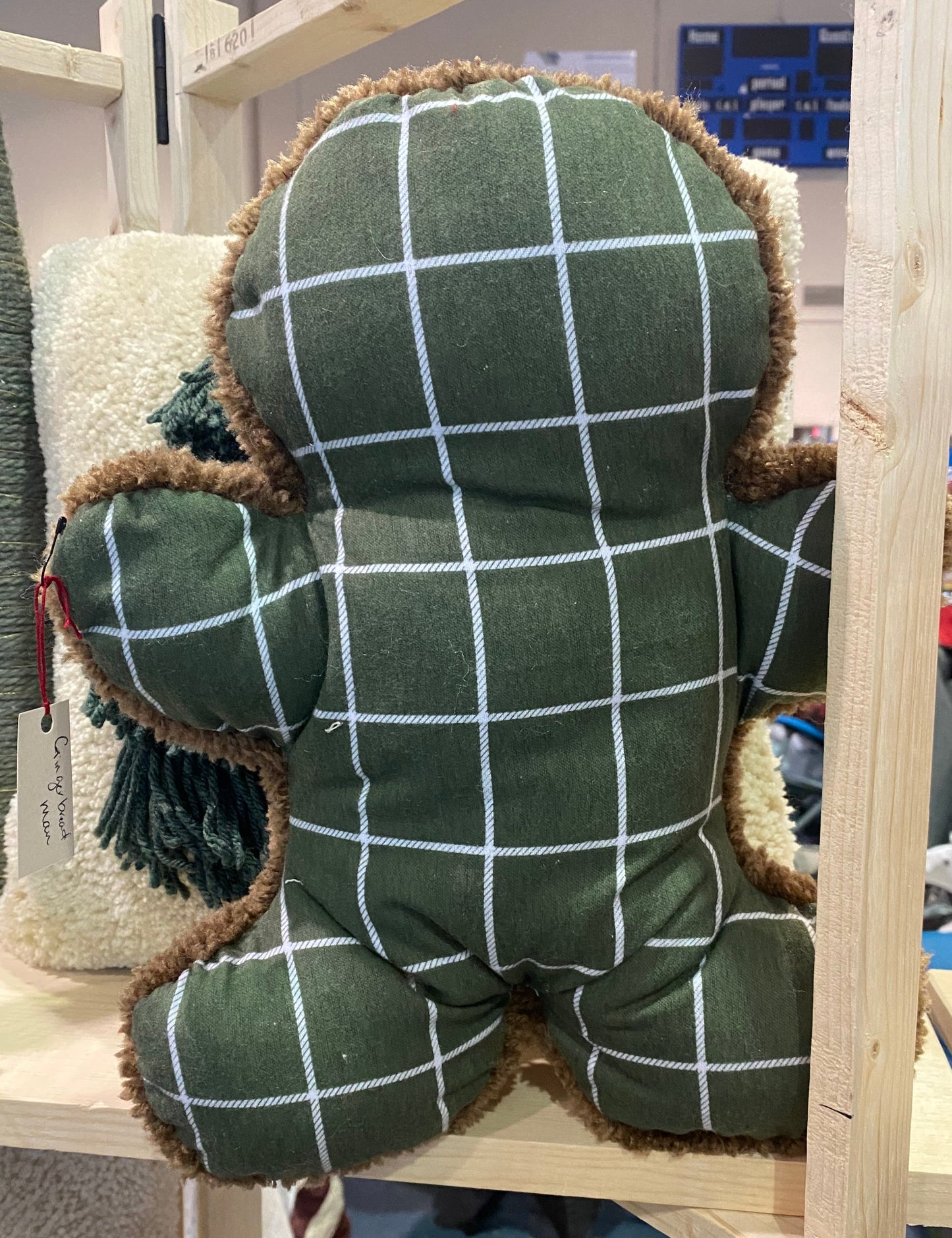 Gingerbread Man Tufted Pillow