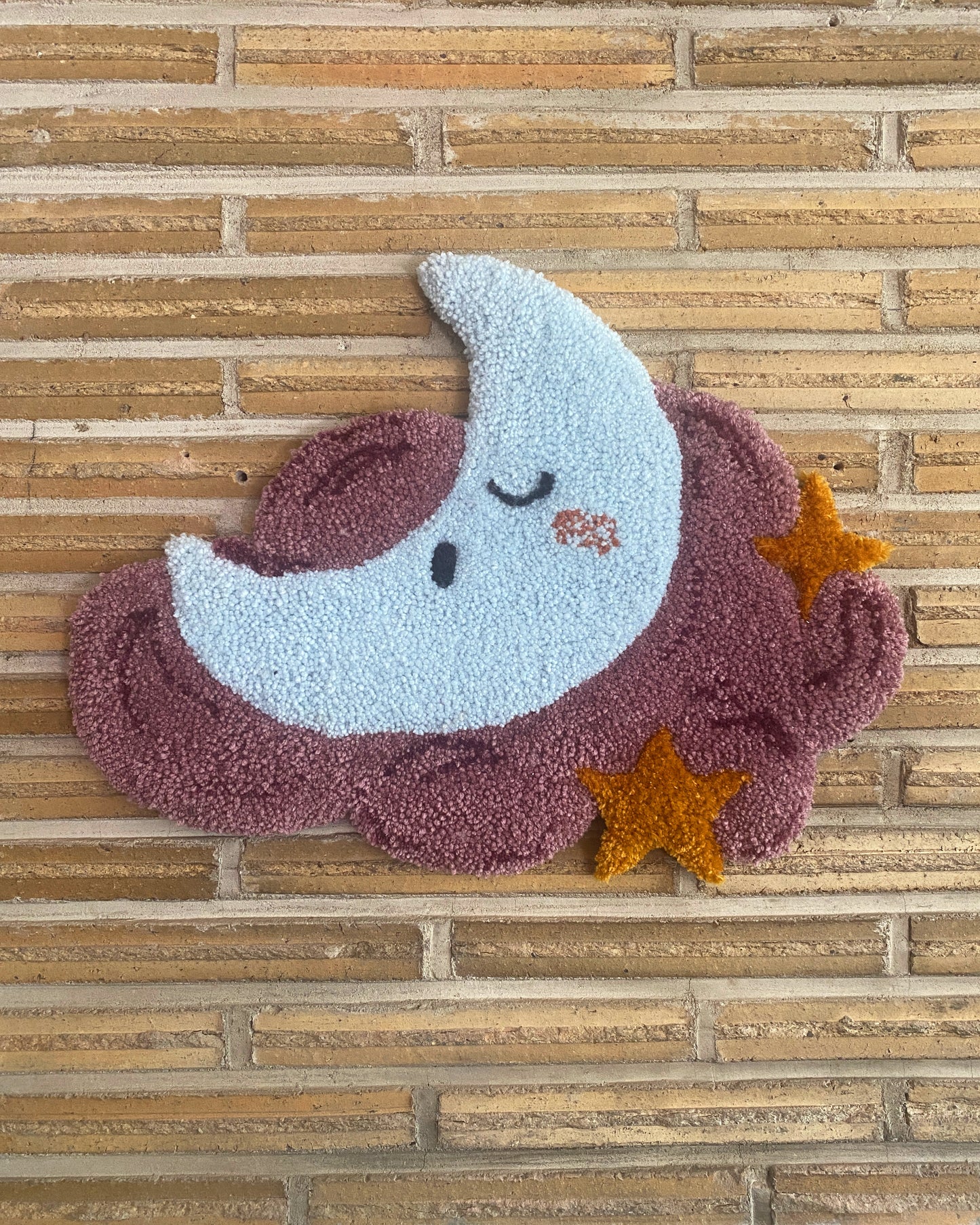 Sleepy Moon Wall Hanging